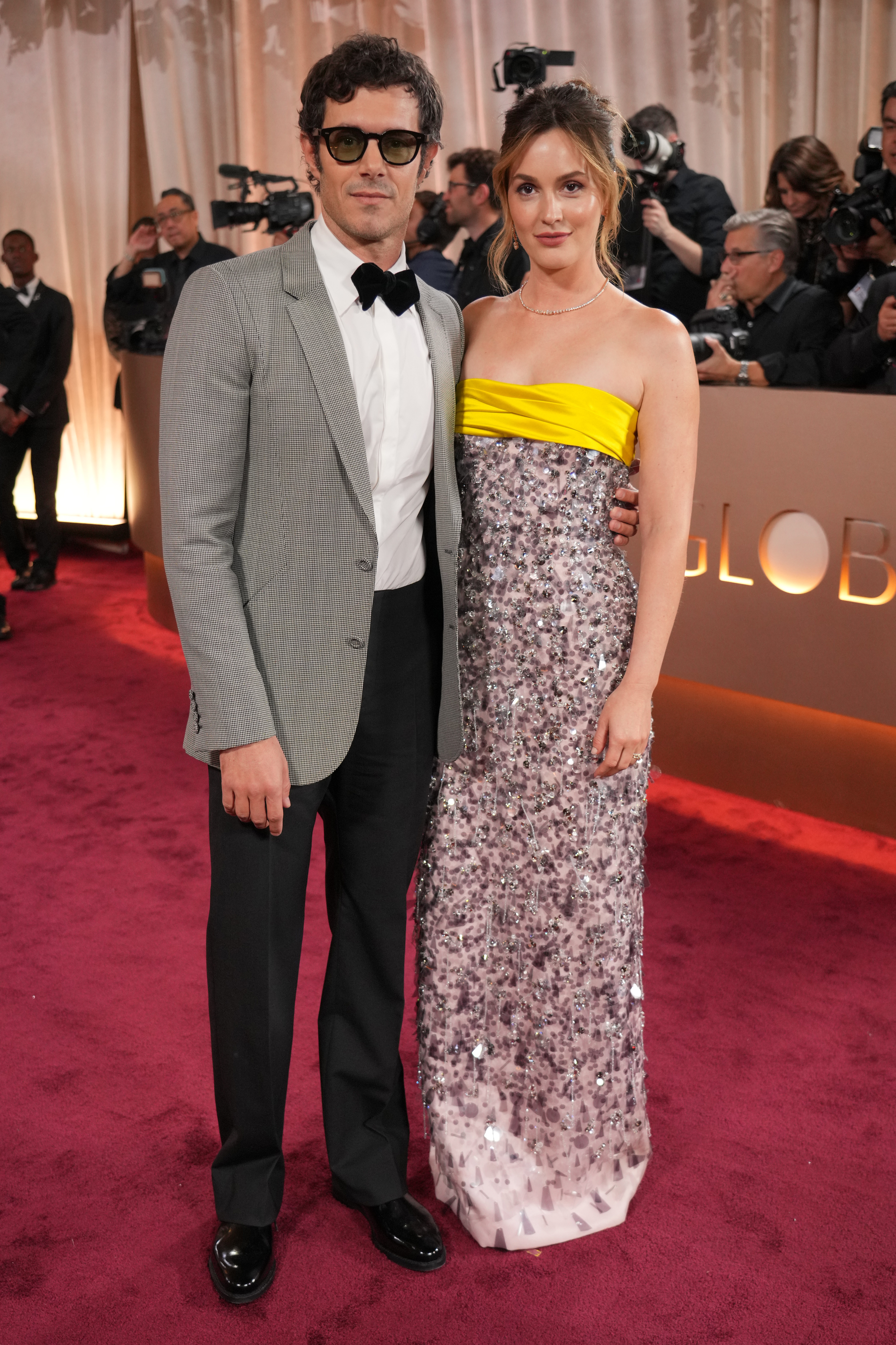 Herec Adam Brody a jeho manželka Leighton Meester.