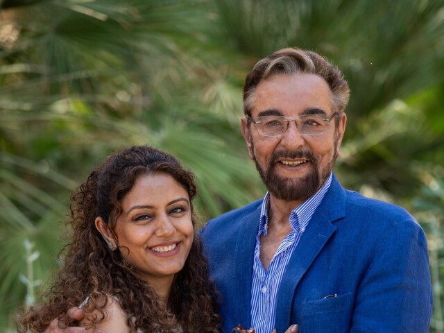 Kabir Bedi a jeho štvrtá manželka Parveen Dusanj 
