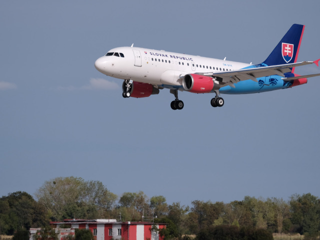 prilet Airbus 319 special lietadlo vlady SR