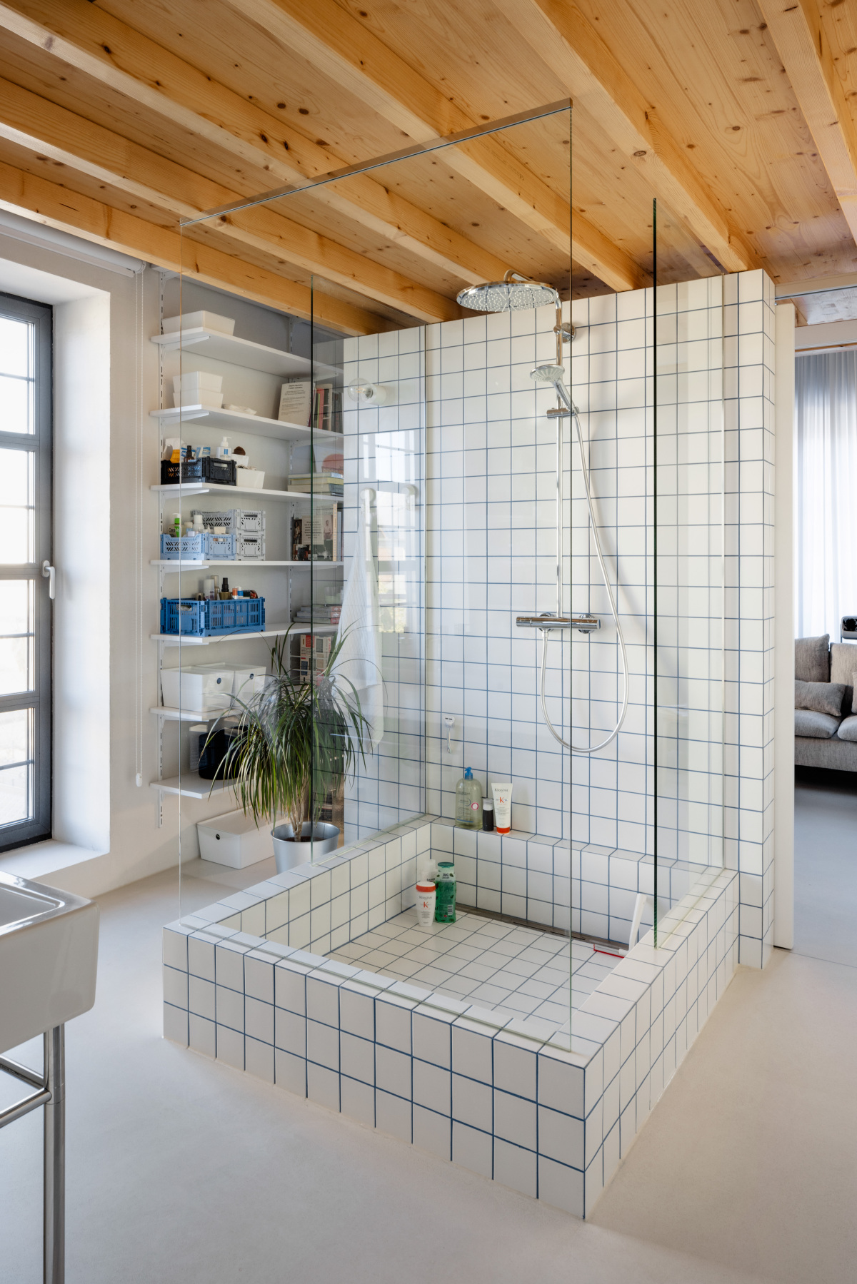 loft, interiér, byt, architekt