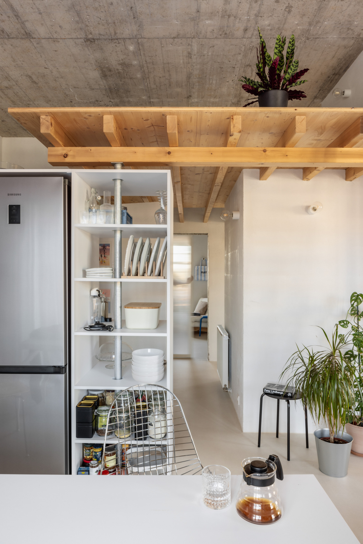 loft, interiér, byt, architekt