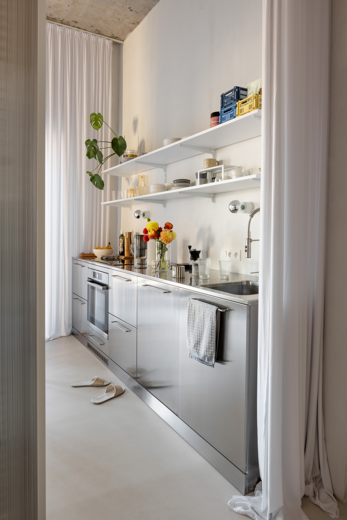 loft, interiér, byt, architekt