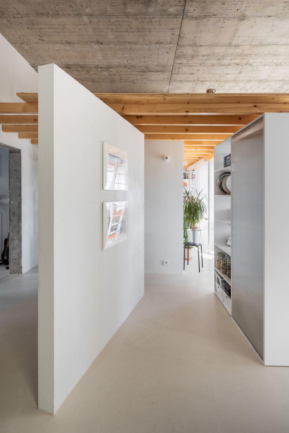 loft, interiér, byt, architekt