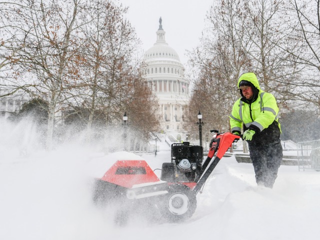 zima, sneh, capitol, Washington
