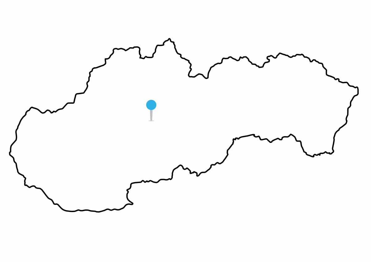 Ktoré mesto je zobrazené na slepej mape?