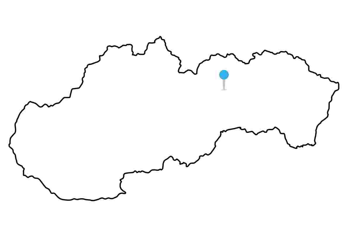 Ktoré mesto je zobrazené na slepej mape?