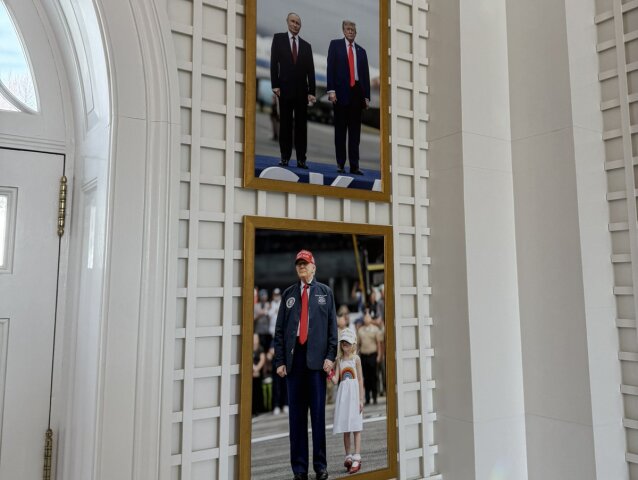 Putin, Trump, fotka z Bieleho domu