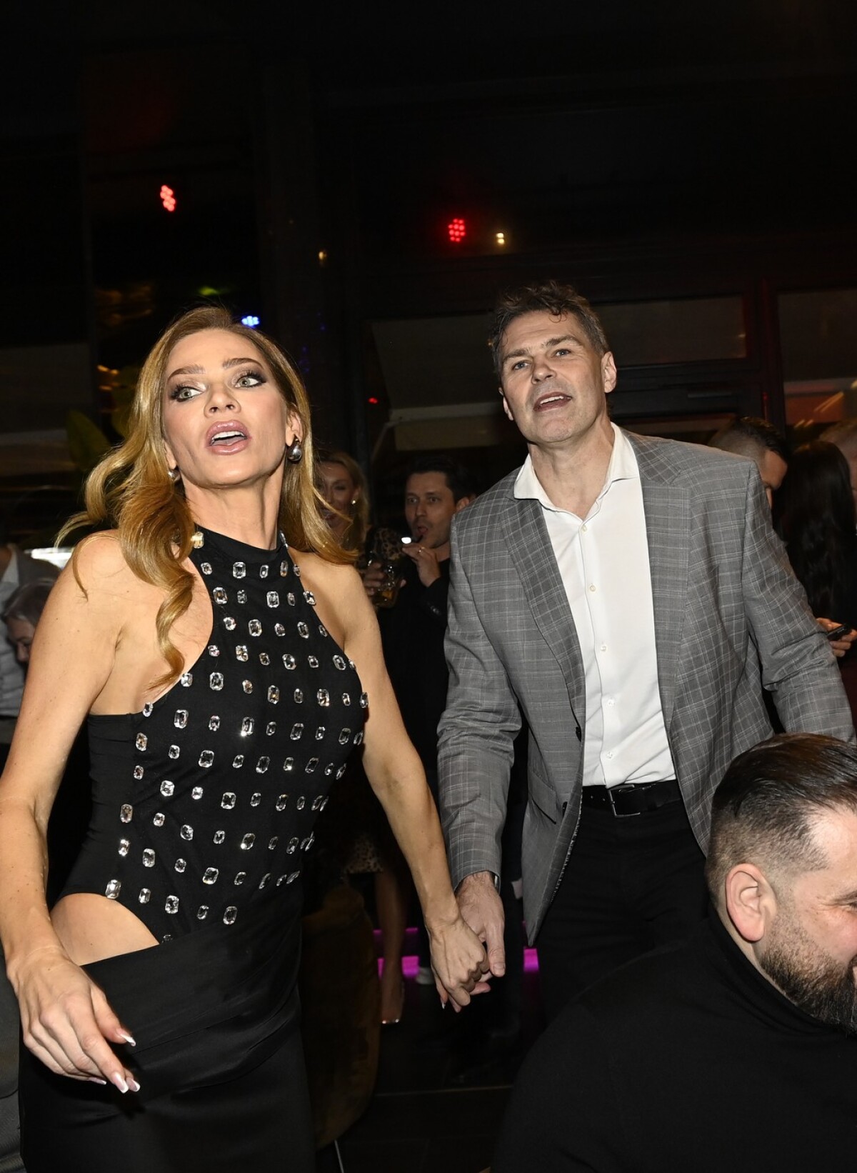 Andrea Verešová a Jaromír Jágr