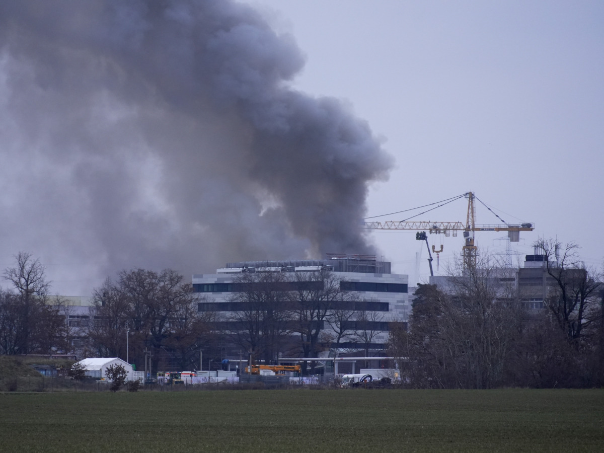 Darmstadt frankfurt požiar výskumné centrum