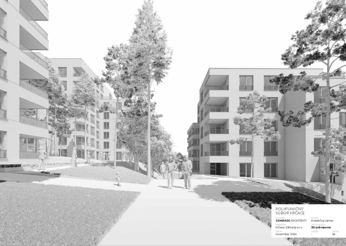 Tretia etapa projektu Medze zdroj Compass Architekti EIA 2