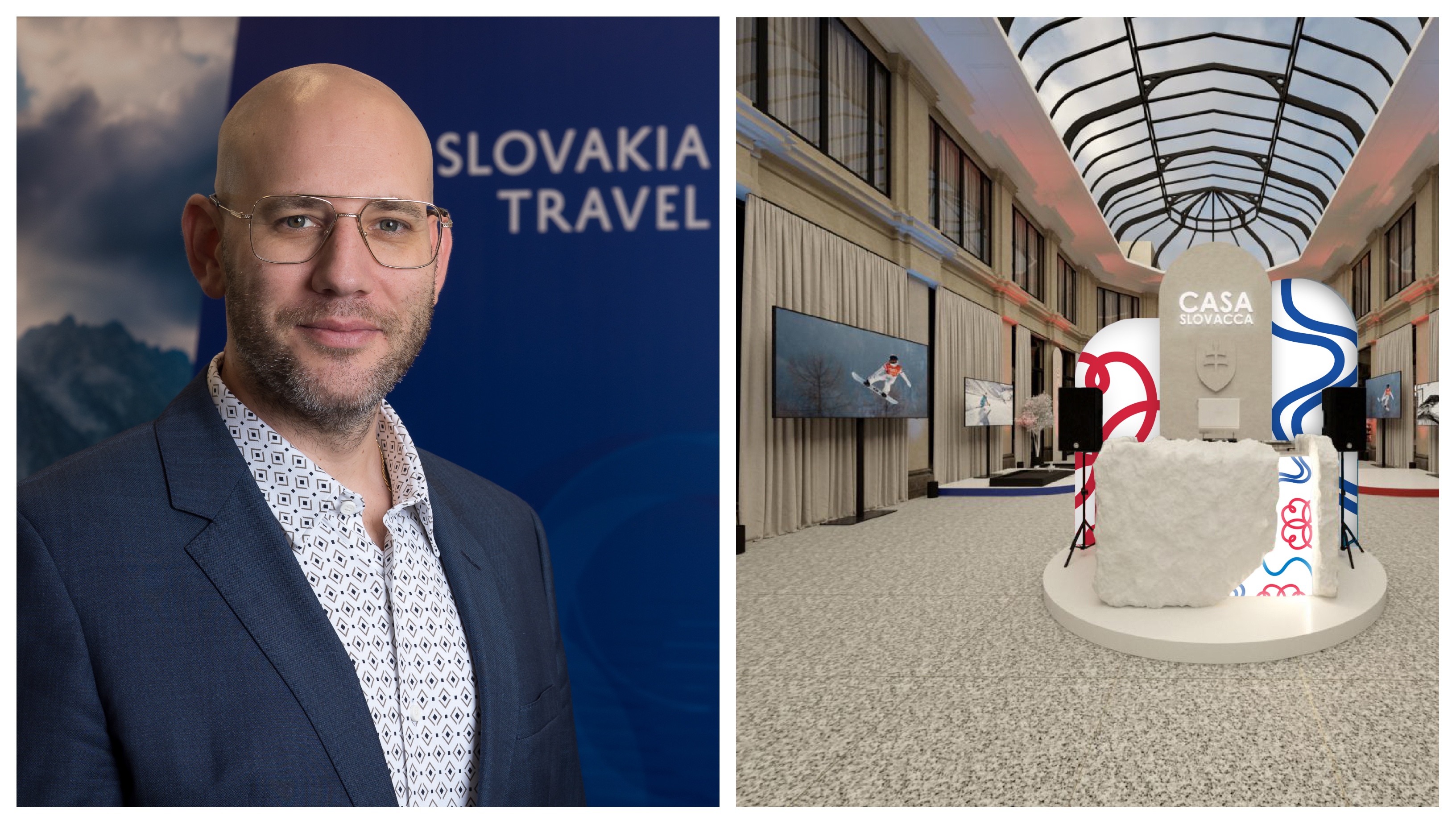 Generálny riaditeľ SLOVAKIA TRAVEL Matej Fekete a slovenský dom v Miláne Casa Slovacca.