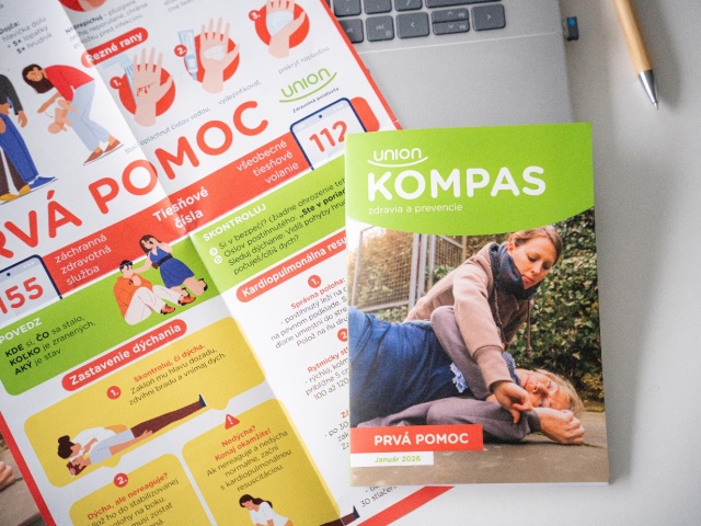Aj ZP Union vydáva brožúru KOMPAS Prvá pomoc, ktorá má ambíciu byť praktickým sprievodcom pre každého, kto chce vedieť, ako sa zachovať v krízovej situácii.Kto má o príručku záujem, môže si ju zadarmo zobrať v ktorejkoľvek kamennej pobočke ZP Union.