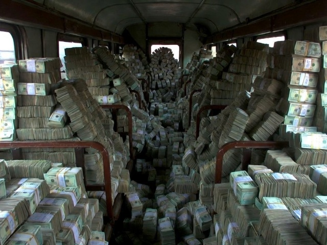 cash, hotovost, vlak
