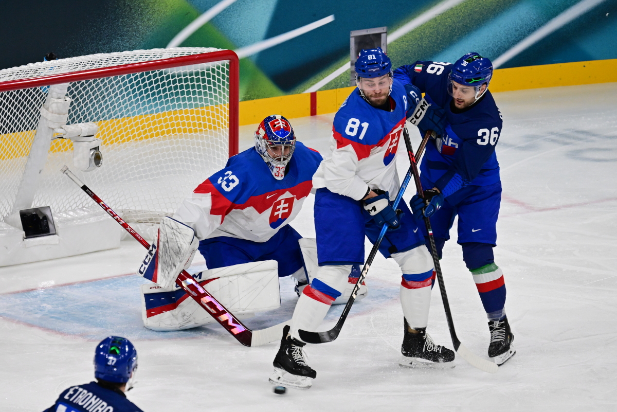 ZOH 2026, hokej, Slovensko, Taliansko, Stanislav Škorvánek