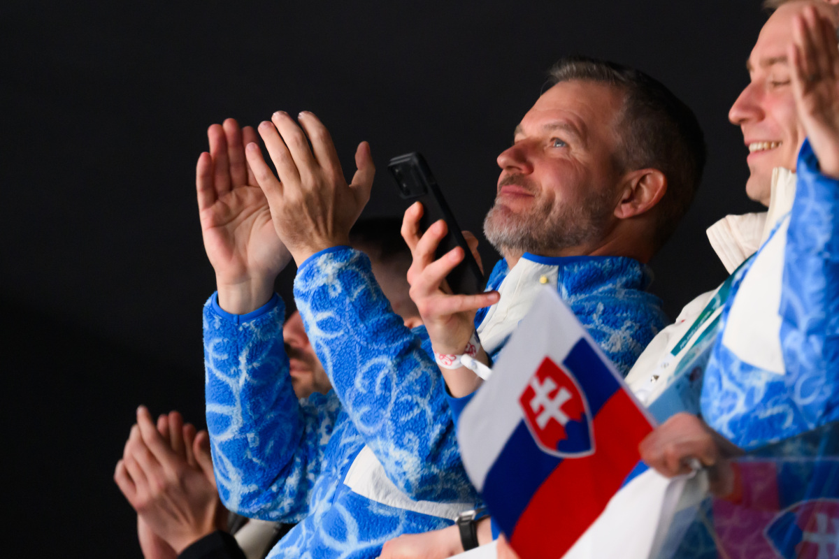 ZOH 2026, hokej, Slovensko, Švédsko, prezident, Peter Pellegrini