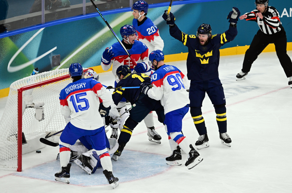 ZOH 2026, hokej, Slovensko, Švédsko