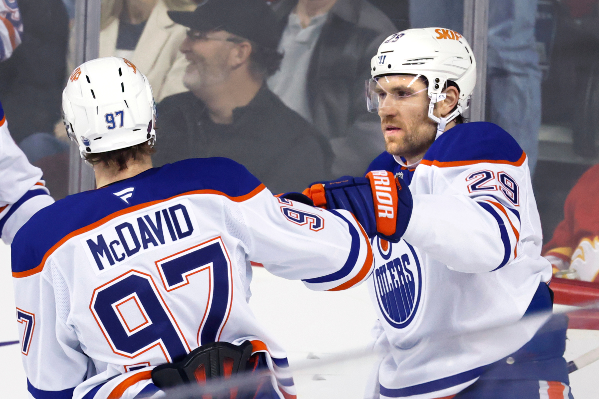 Oilers Flames Hockey