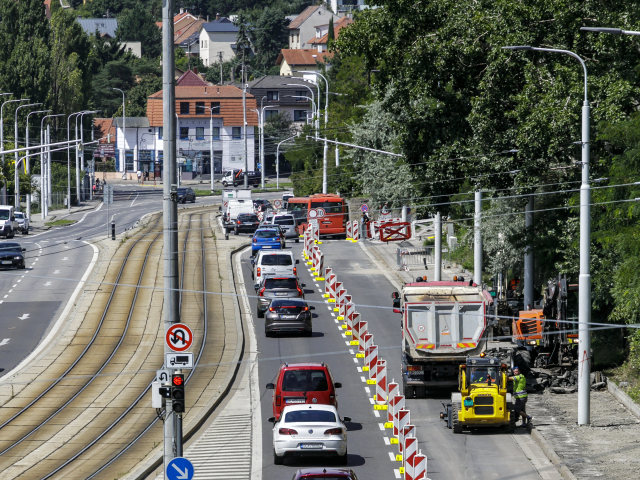 SR Bratislava trolejbusová trať príprava nová BAX