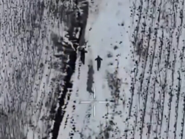 ukrajinský dron zajal vojakov