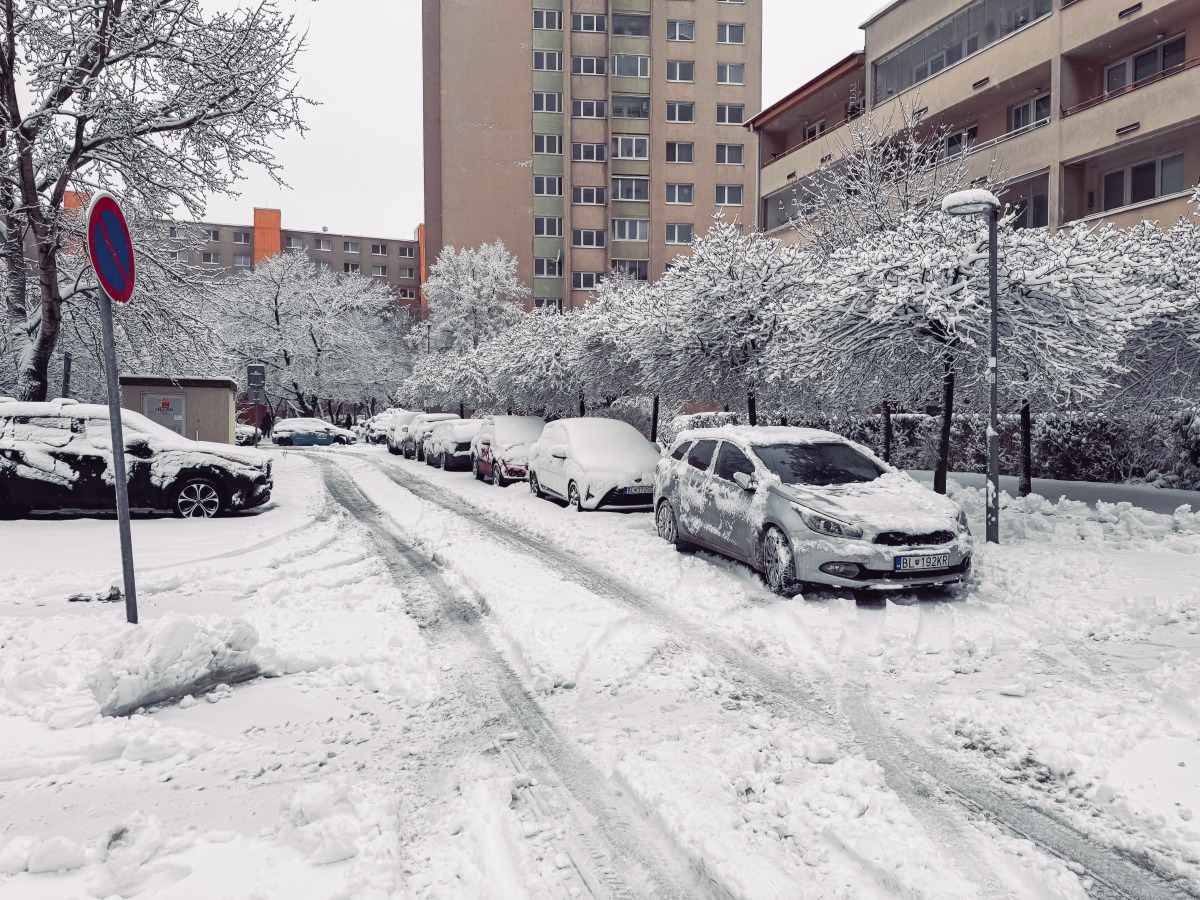 pocasie, sneh, bratislava
