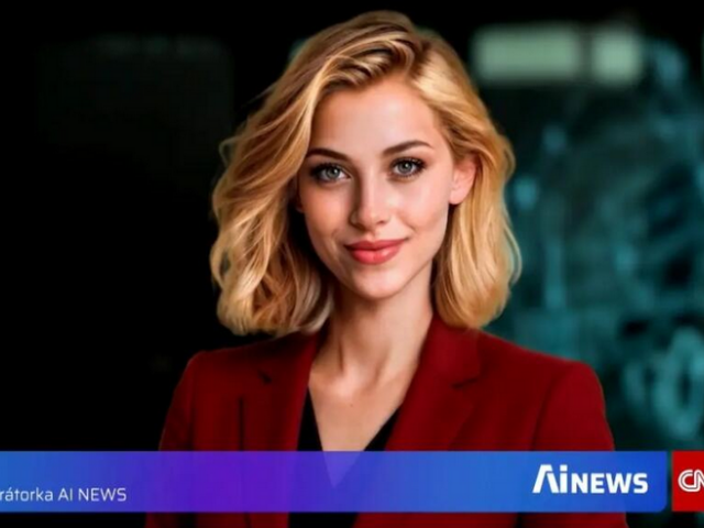 Umelú inteligenciu využili aj v českej TV CNN Prima NEWS.