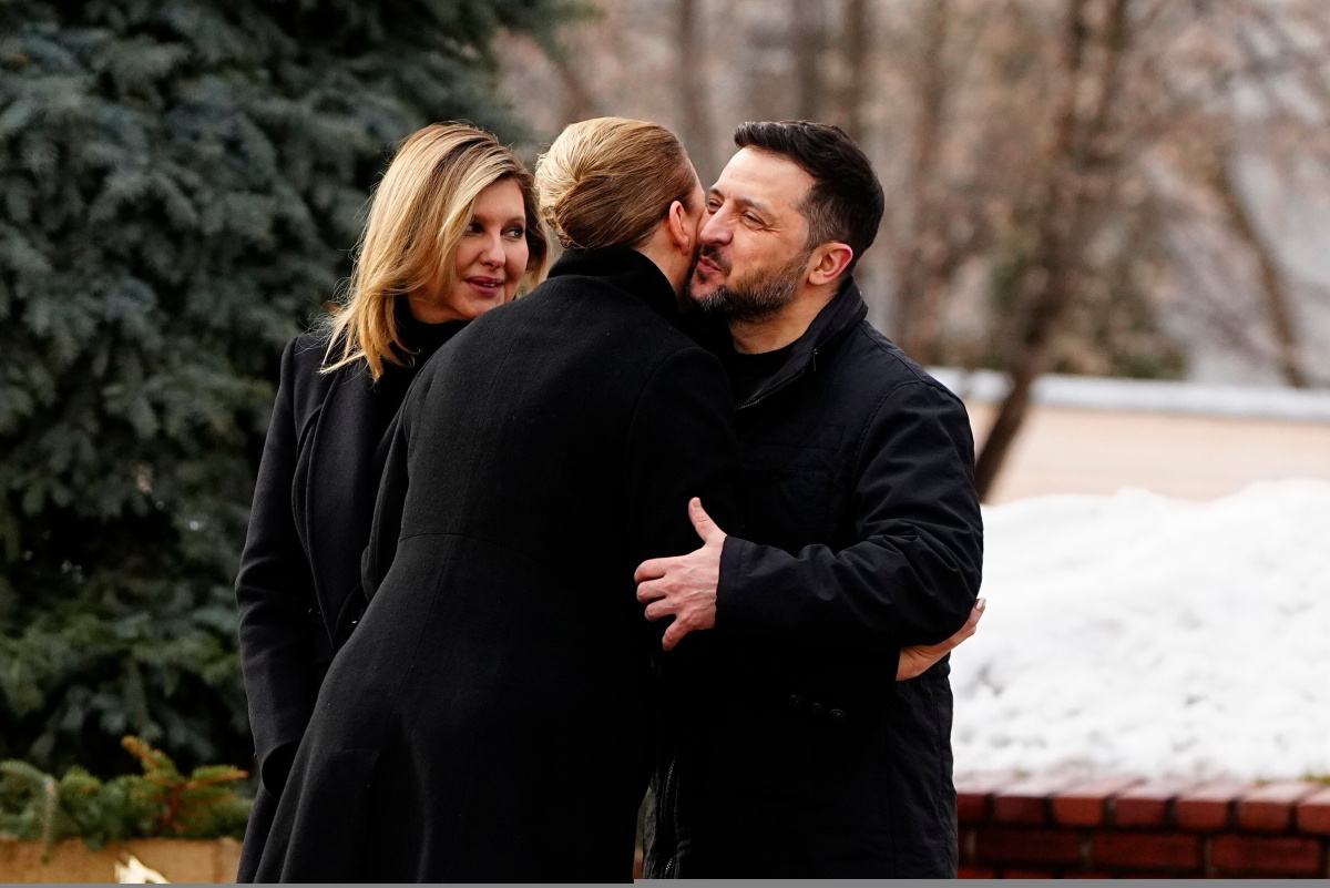 Ukrajina Frederiksenová Kyjev zelenskyj