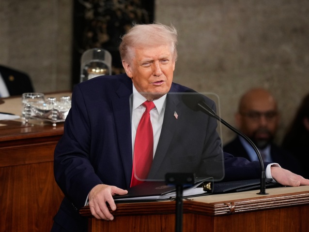 Donald Trump prednáša svoj prejav o stave Únie