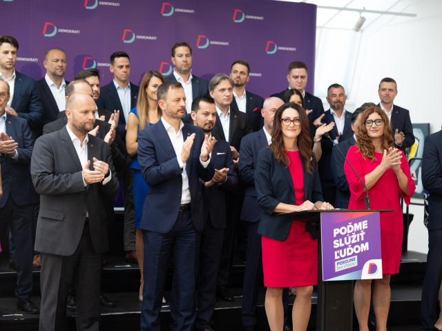 Tlačová beseda strany Demokrati