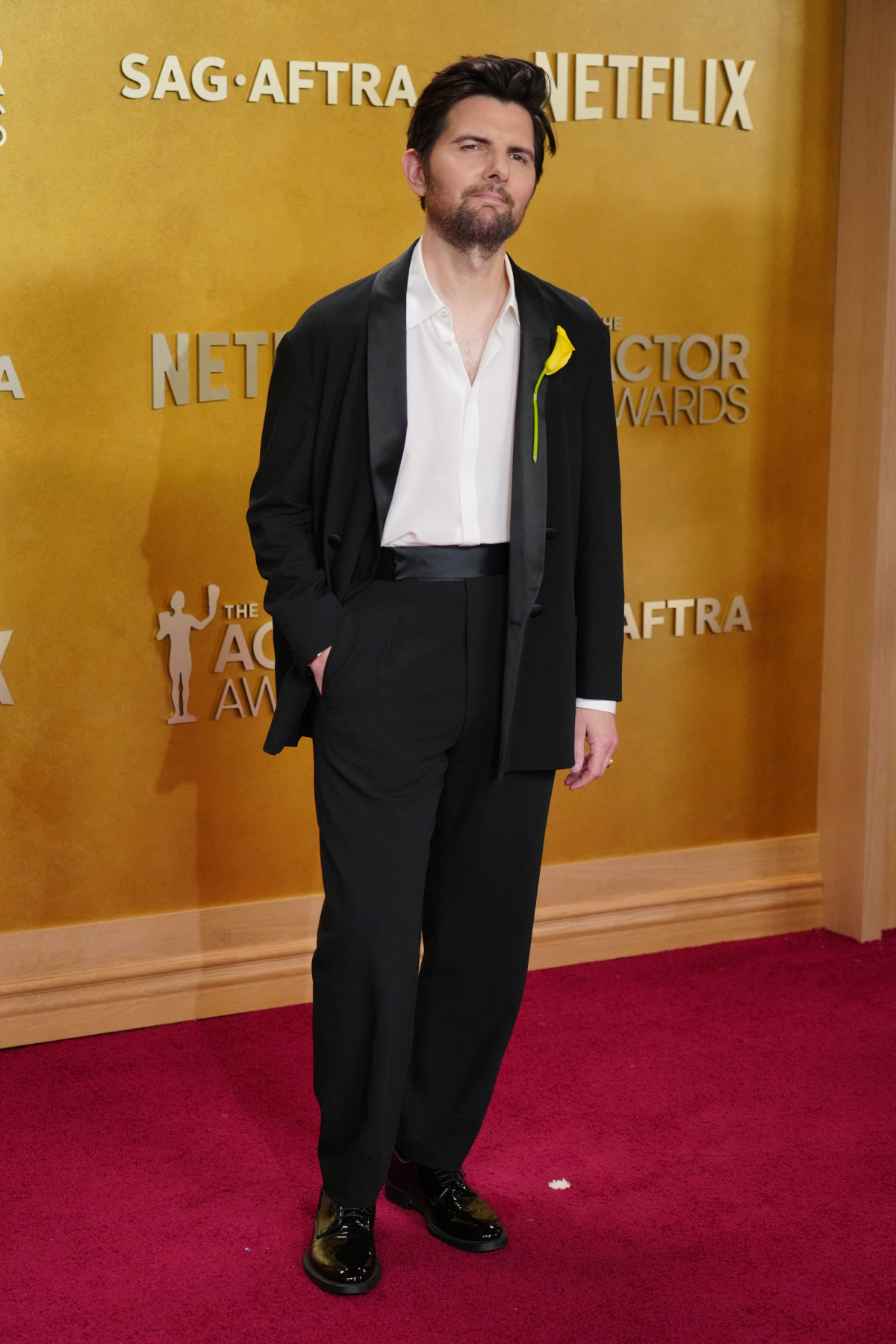 Herec Adam Scott na 32. ročníku Actor Awards.