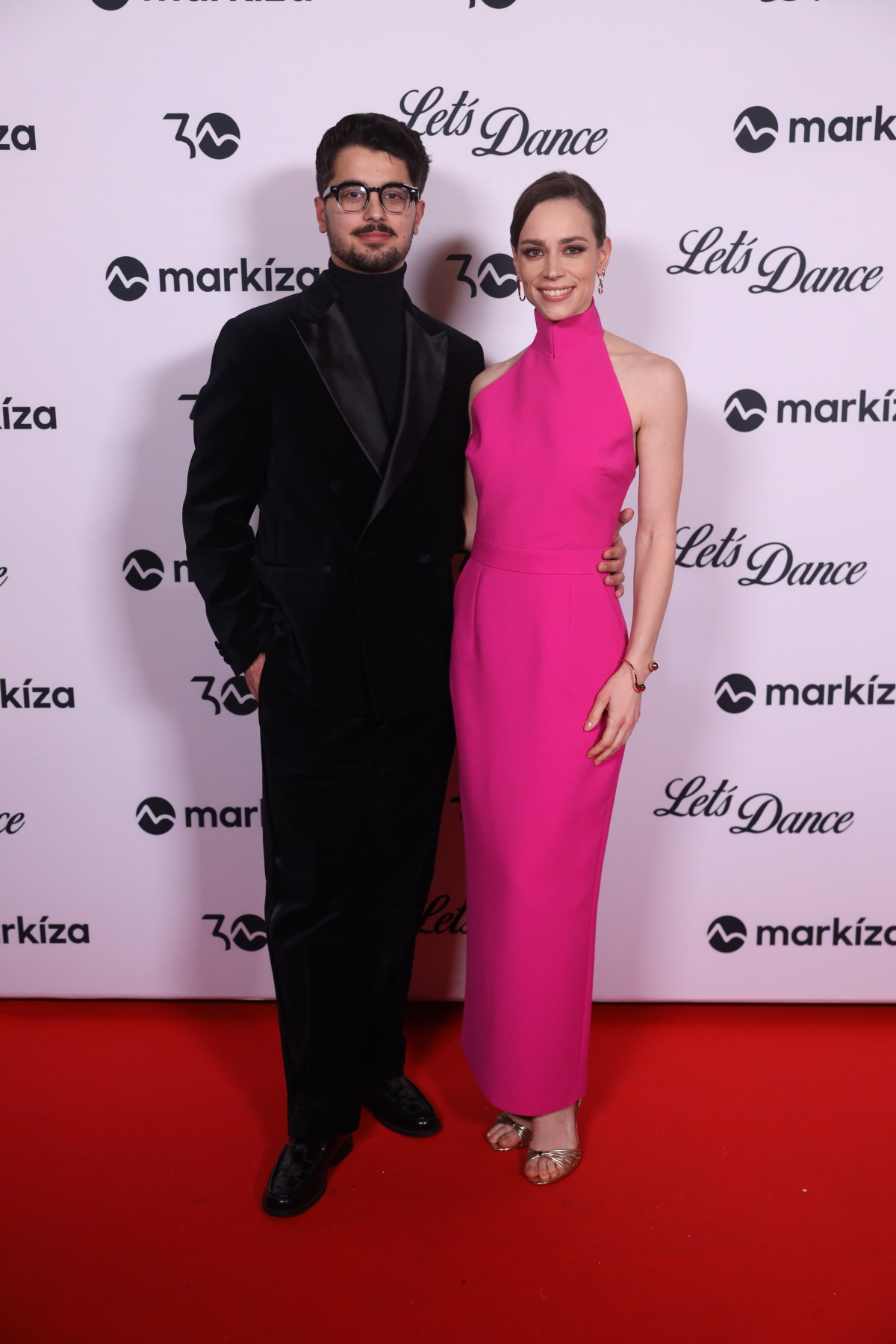 Herečka Gabriela Marcinková a jej tanečný partner Jaroslav Ihring. 