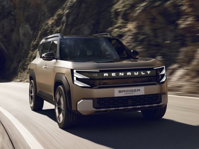 Napriek dĺžke len štyri metre pôsobí Bridger ako drsný off-road. Má kubistické tvary a svetlú výšku až 200 mm.