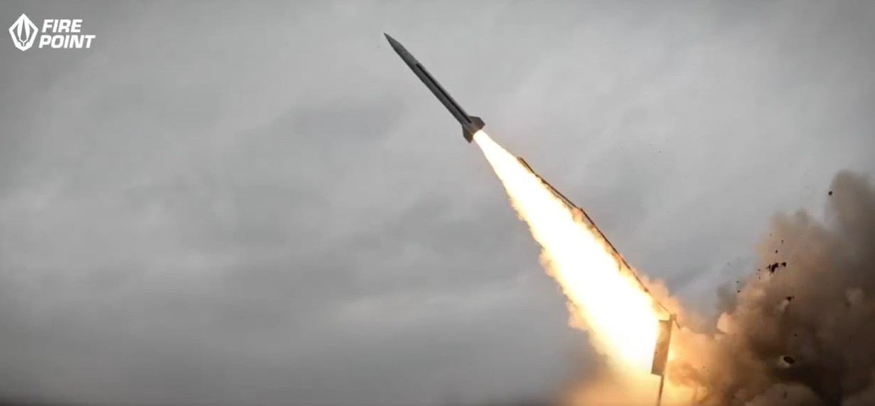 Ukrajinská balistická raketa FP-7.