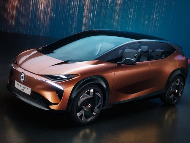 Renault R-Space Lab je aerodynamický hatchback s dĺžkou 4,5 a výškou 1,5 metra. Silueta monospace, s ktorou má Renault od čias Espace bohaté skúsenosti, zlepšuje aerodynamiku, čo je pri elektromobiloch mimoriadne dôležité.