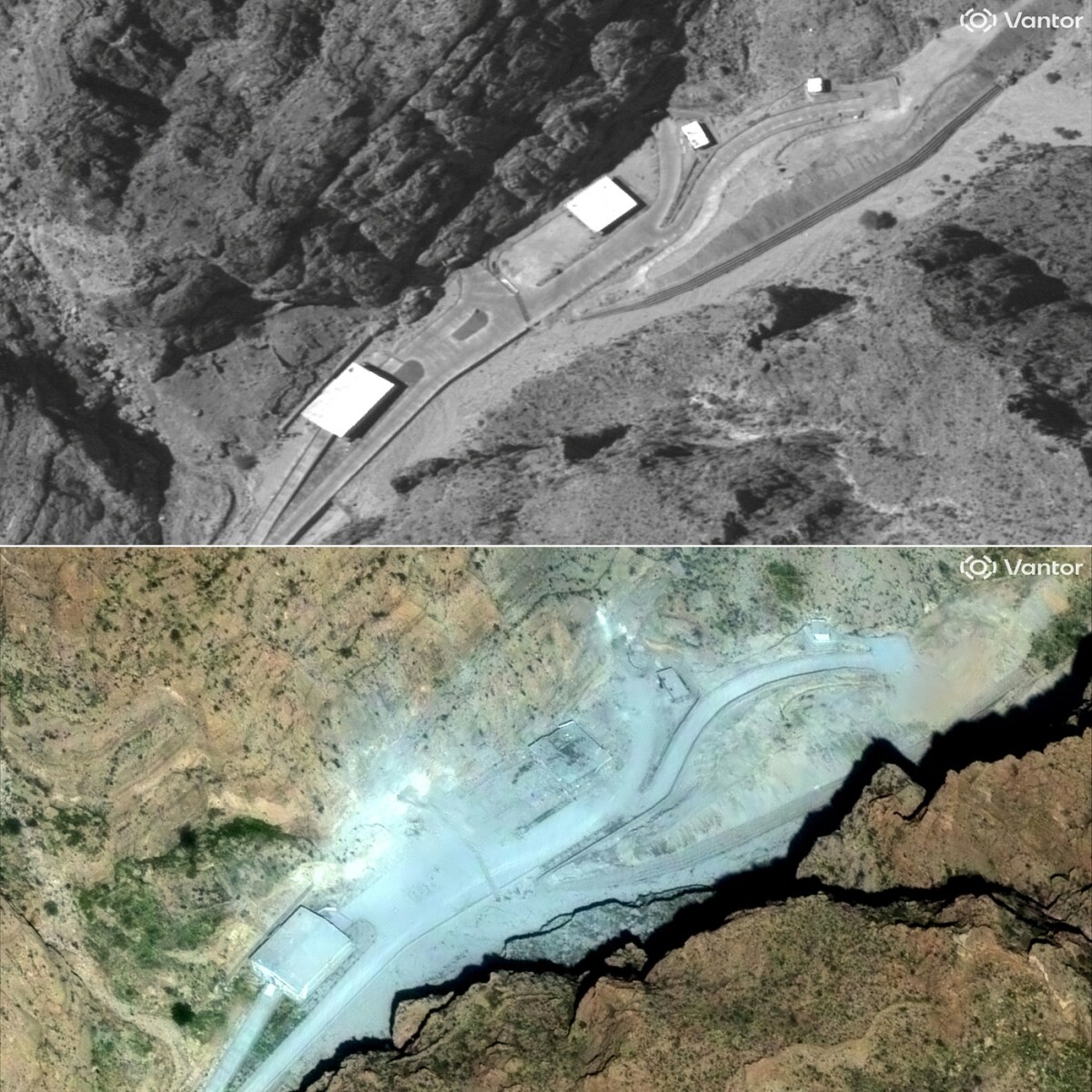 Satelitné snímky, Teherán, Irán, Blízky východ,  Darab