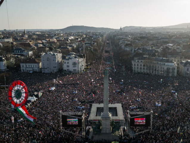 Péter Magyar, demonštrácia, protest