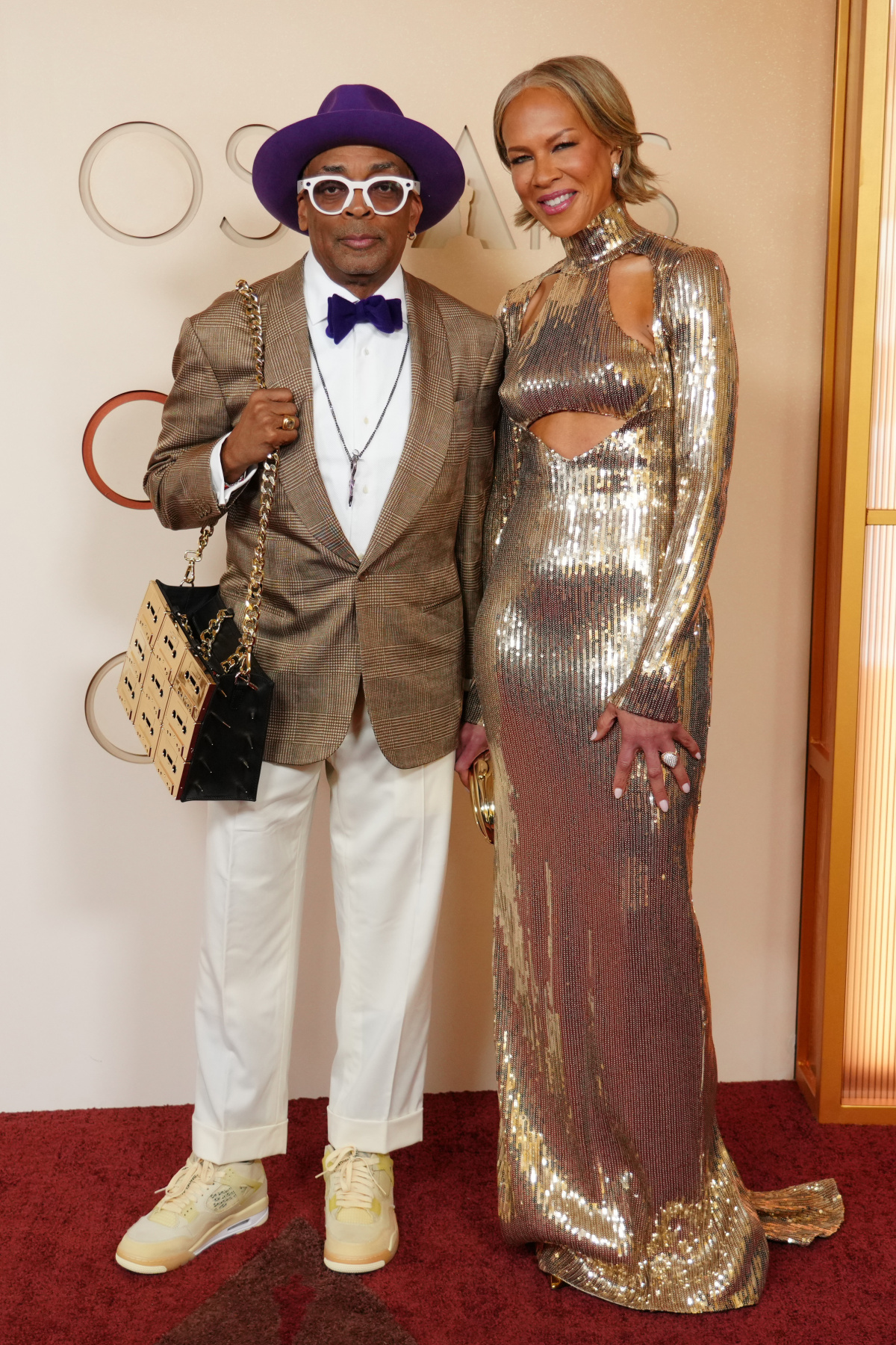 Režisér Spike Lee a jeho manželka Tonya Lewis Lee.