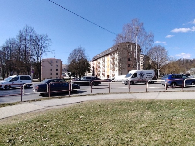 križovatka, kruhový objazd, Brezno