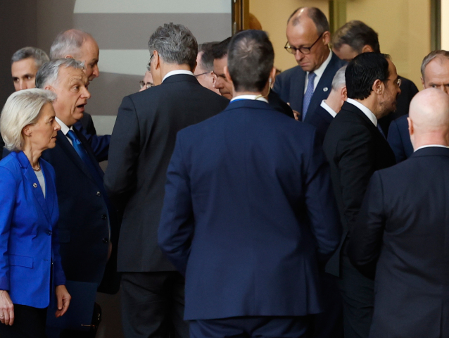 Lídri EÚ, Brusel, Leyenová, Orbán