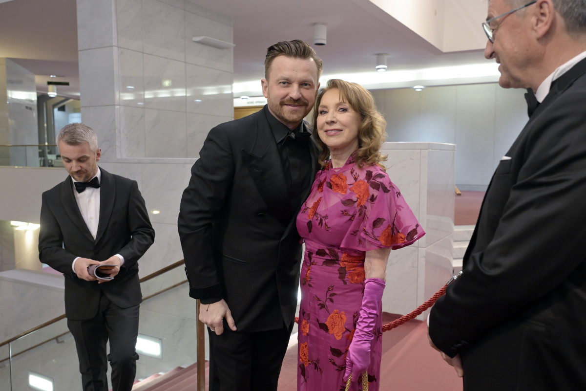 Mária Vaškovičová a operný spevák Pavol Bršlík