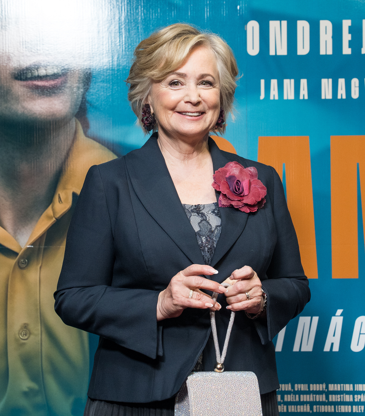 Herečka Jana Nagyová na premiére filmu Šampión nechýbala. Hrá Hildu Múdru.