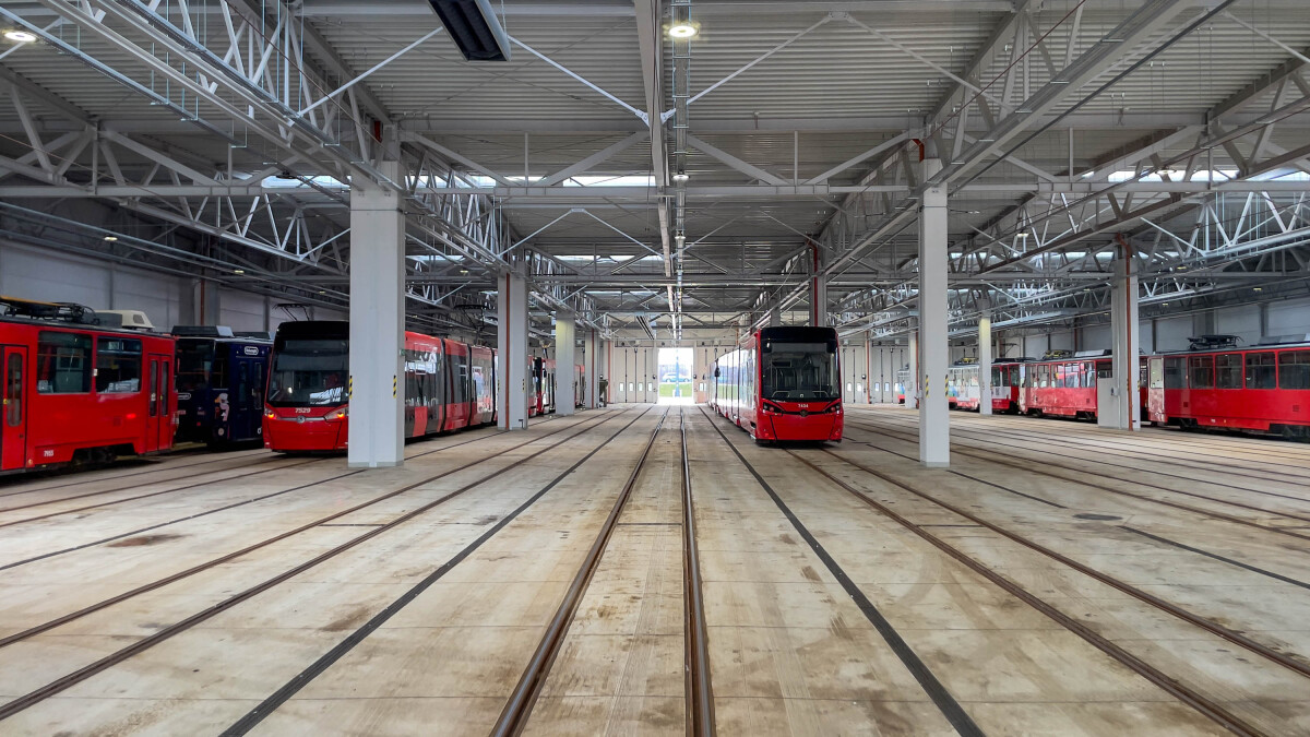 električka, depo, MHD,