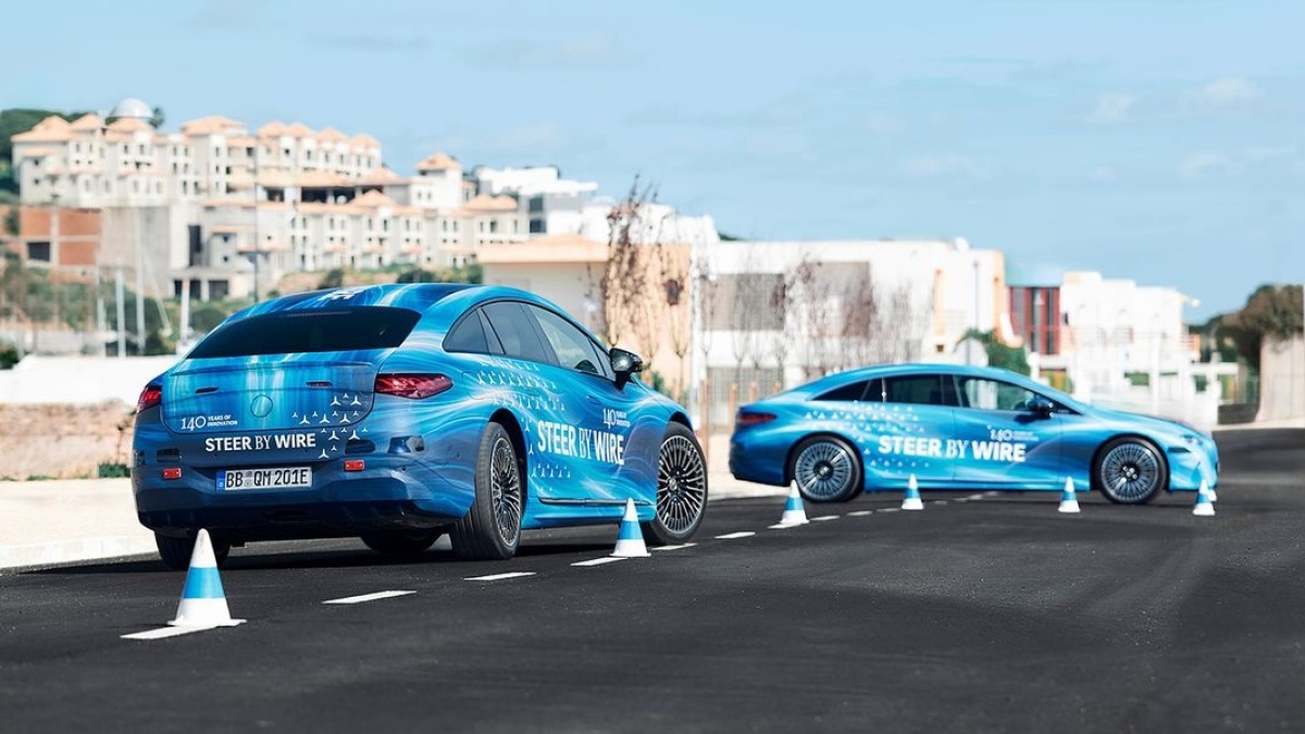 Mercedes-Benz EQS - riadenie steer-by-wire 2026