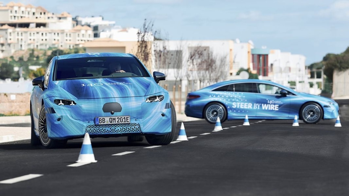 Mercedes-Benz EQS - riadenie steer-by-wire 2026