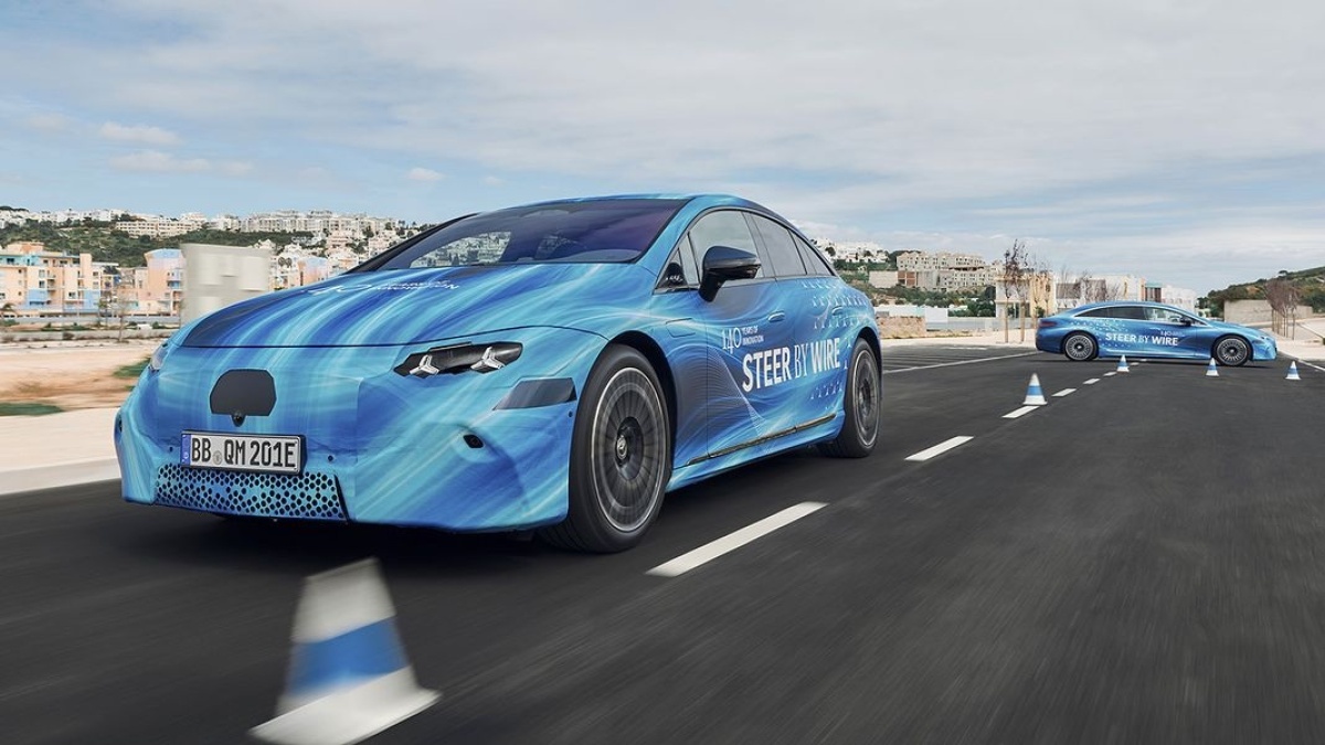 Mercedes-Benz EQS - riadenie steer-by-wire 2026