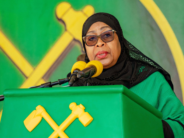Tanzánska prezidentka Samia Suluhu Hassanová