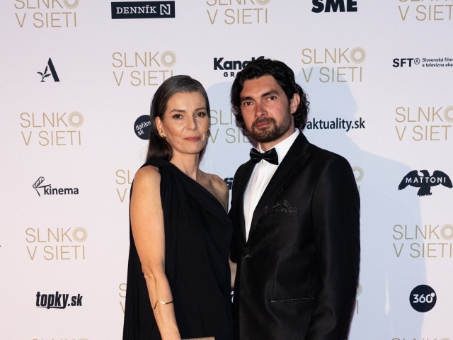 Herec Vladimír Čema a producentka Katarína Krnáčová, ktorá stála za filmom Potopa. 