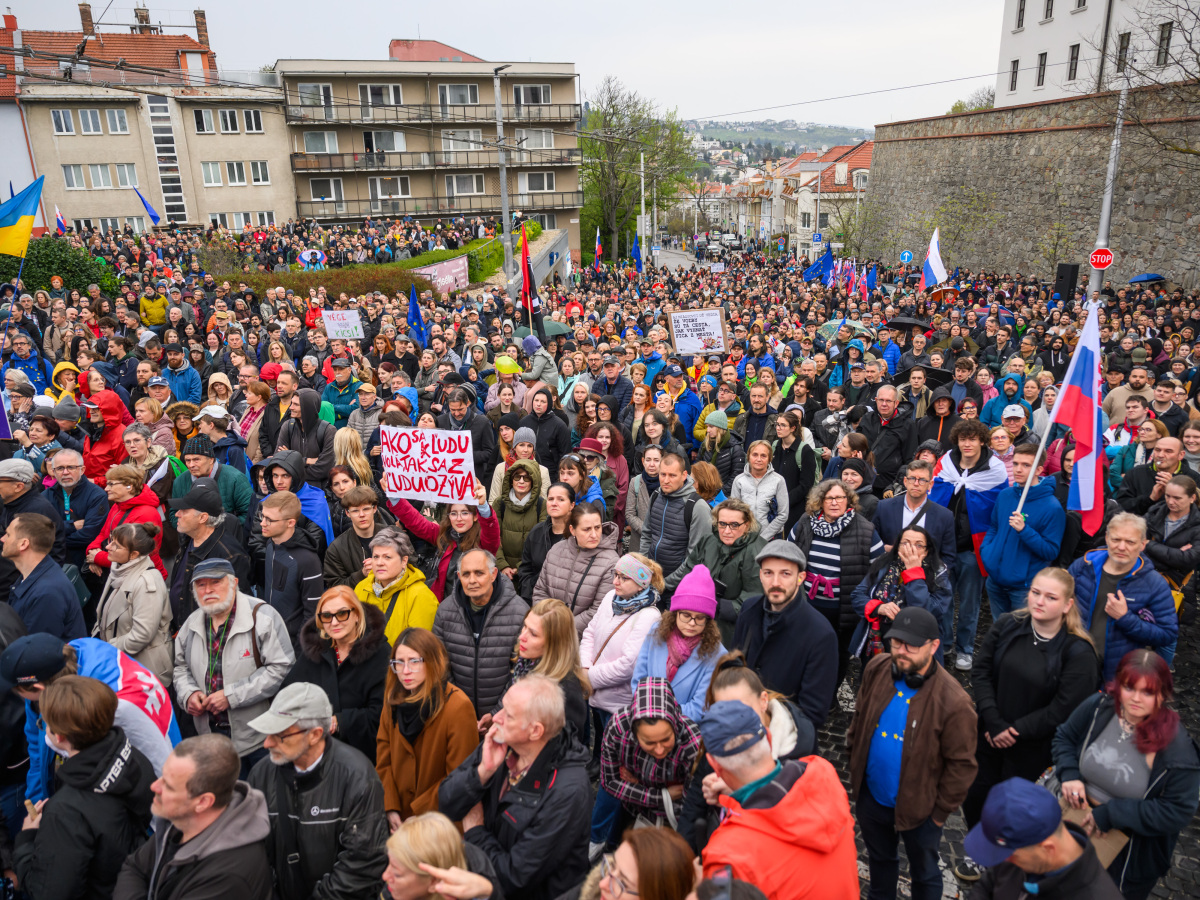 protest NRSR Bratislava