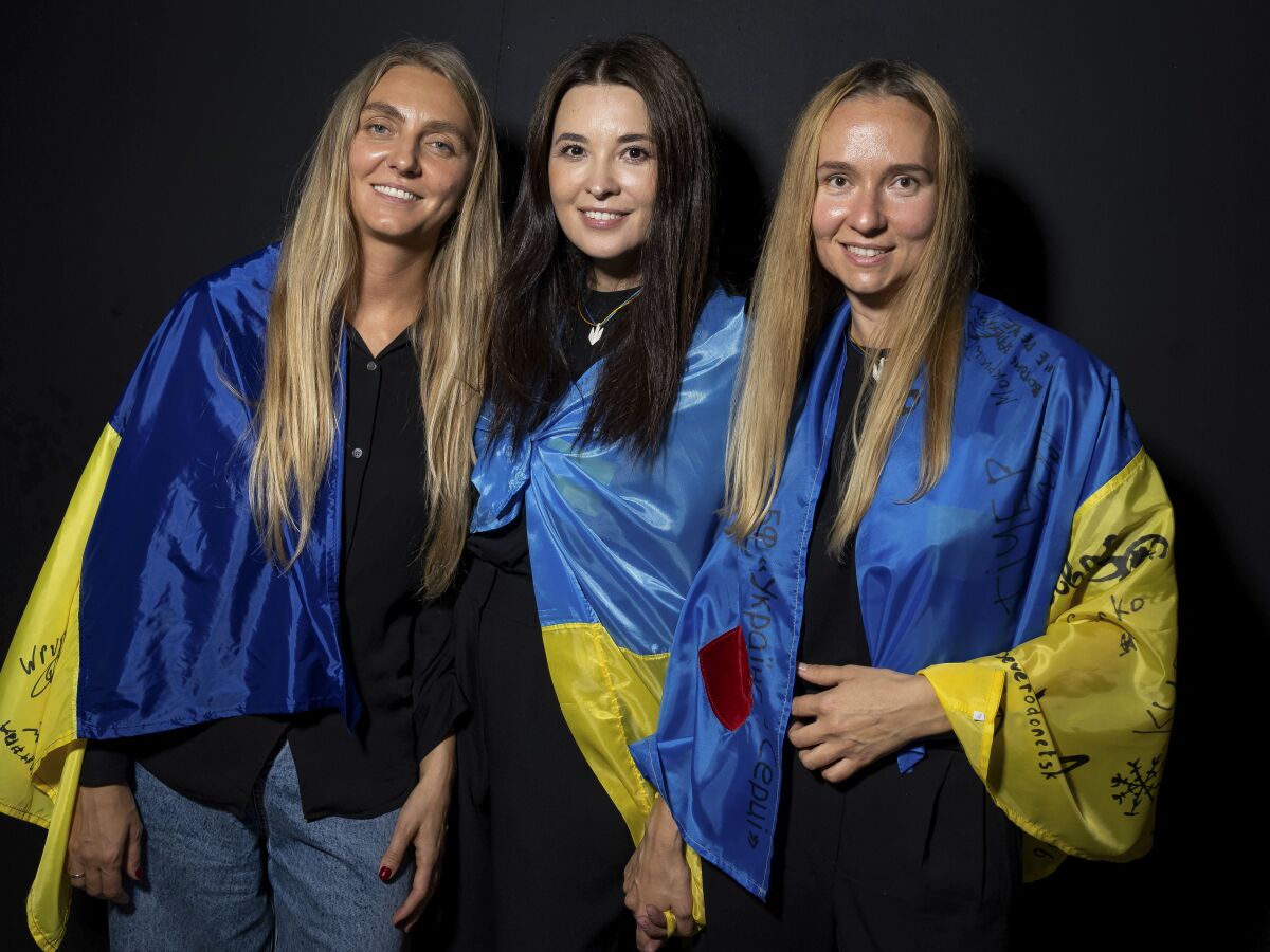 Britain Ukraine Fashion