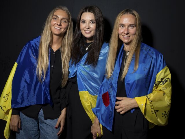 Britain Ukraine Fashion