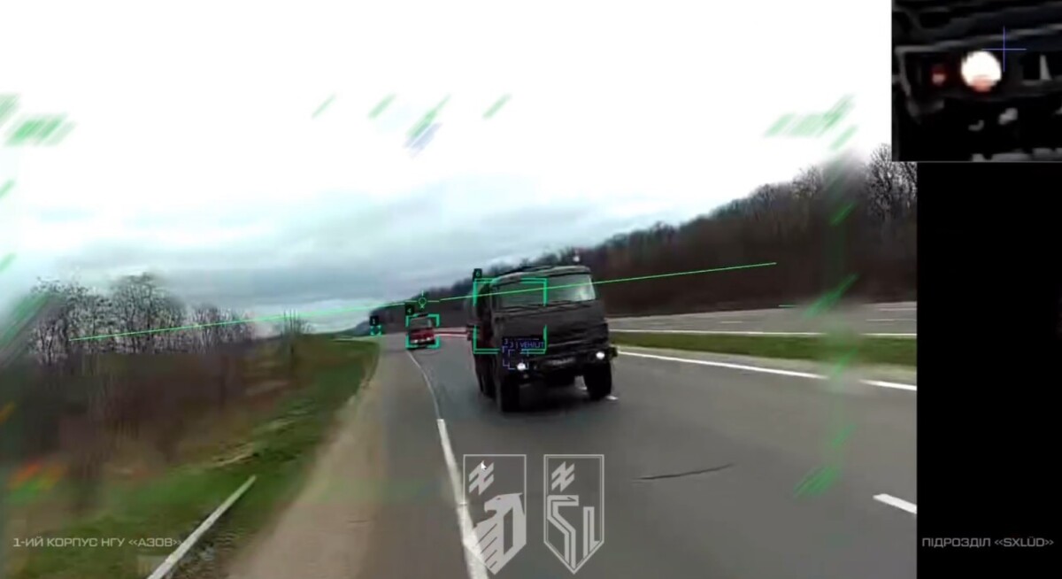 Azov, Dron Hornet, doneck, ruská logistika, vojna, umelá inteligencia